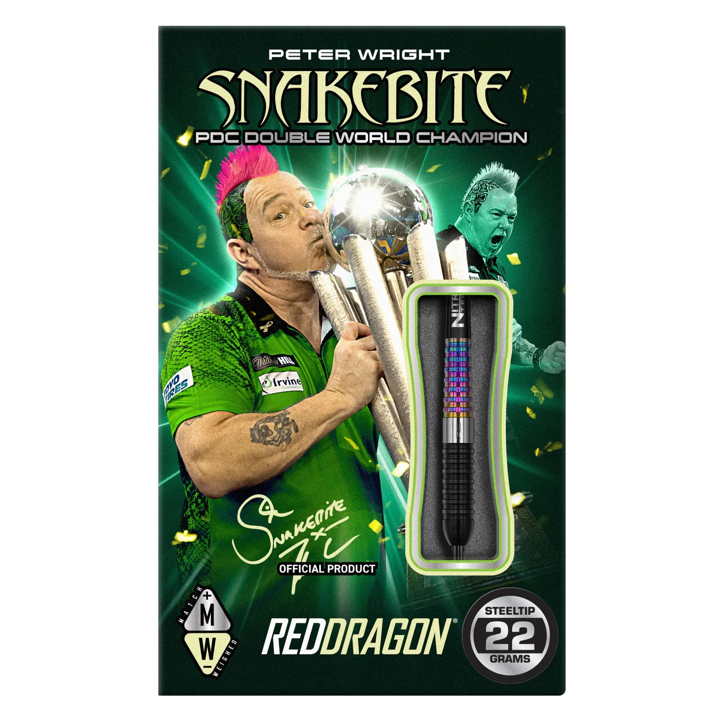 Red Dragon Peter Wright Corra 22g box