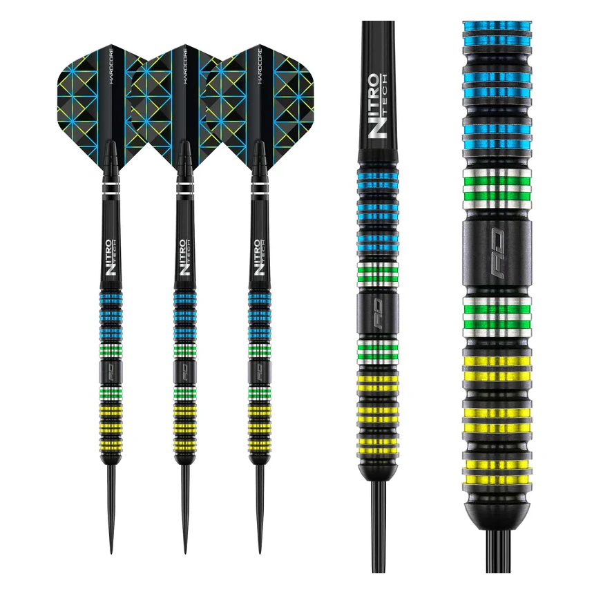 Red Dragon Dragonfly 95 Black Parallel Darts - Sherwood Sport