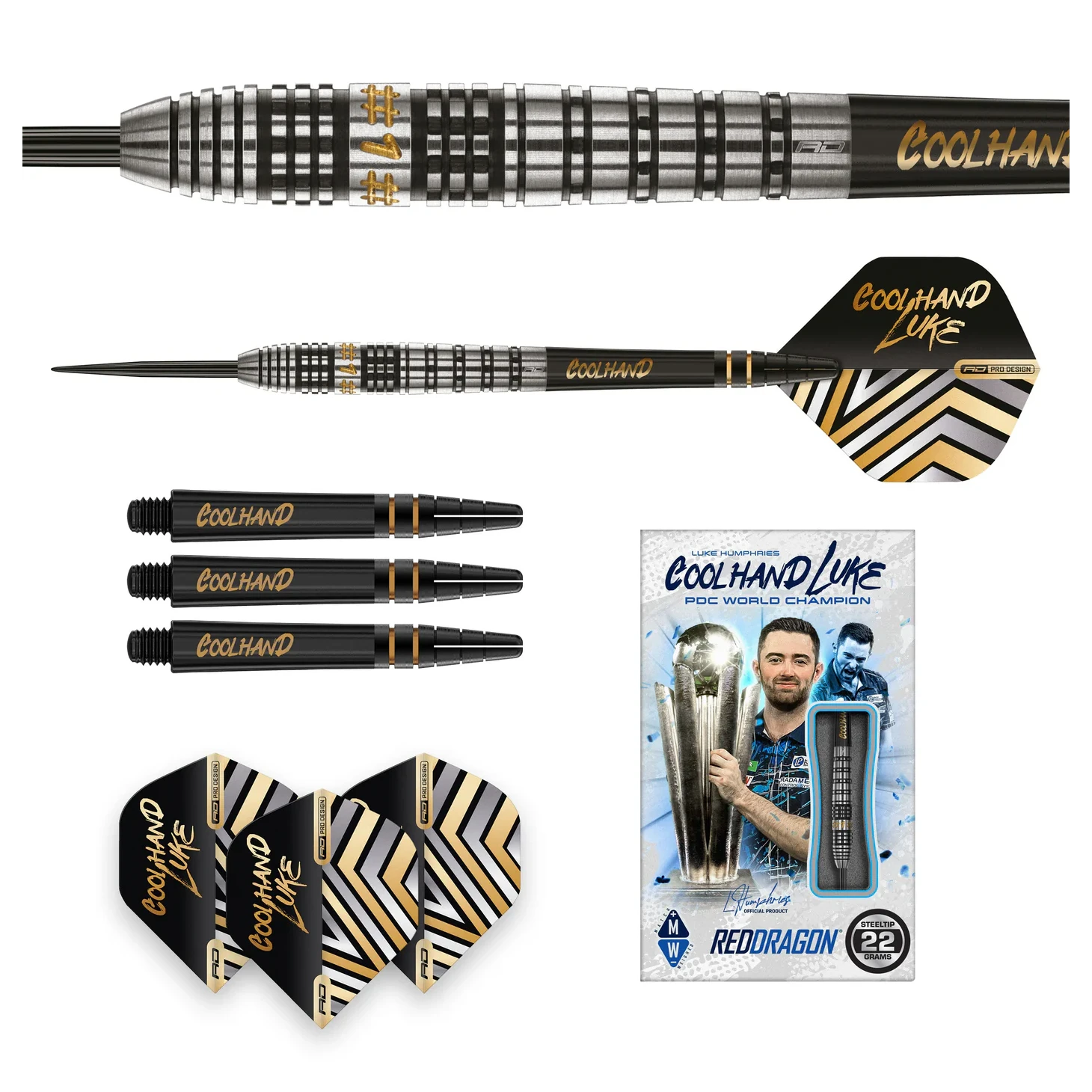 Red Dragon Luke Humphries Prestige 22g full set