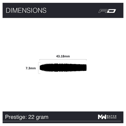 Red Dragon Luke Humphries Prestige 22g specs