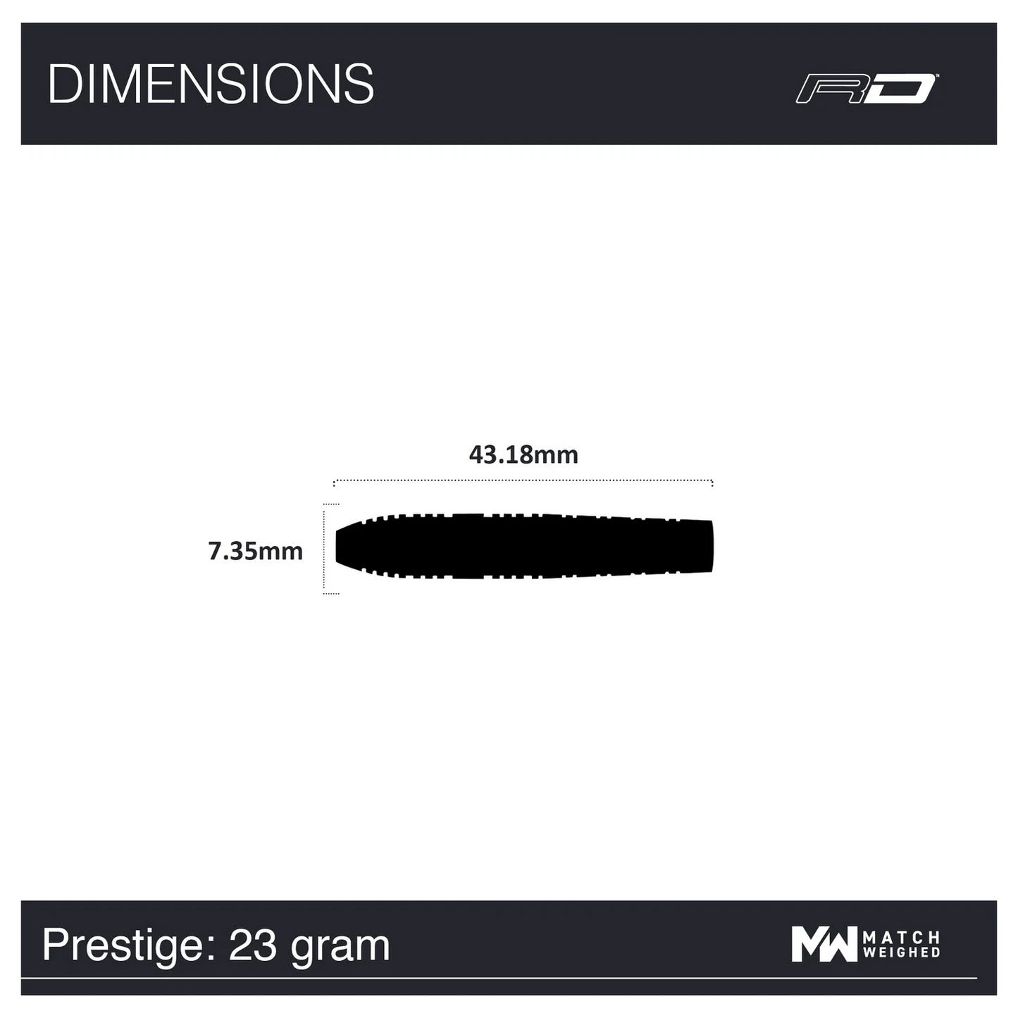 Red Dragon Luke Humphries Prestige 23g specs