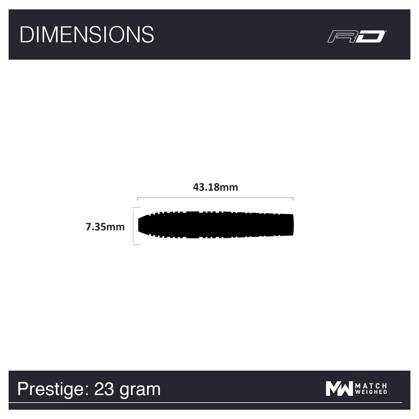 Red Dragon Luke Humphries Prestige 23g specs