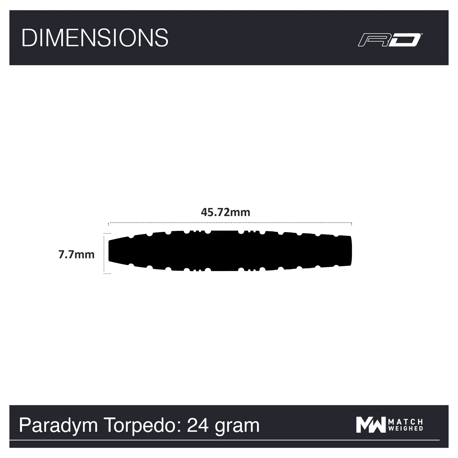 Red Dragon Paradym 24g Darts specs