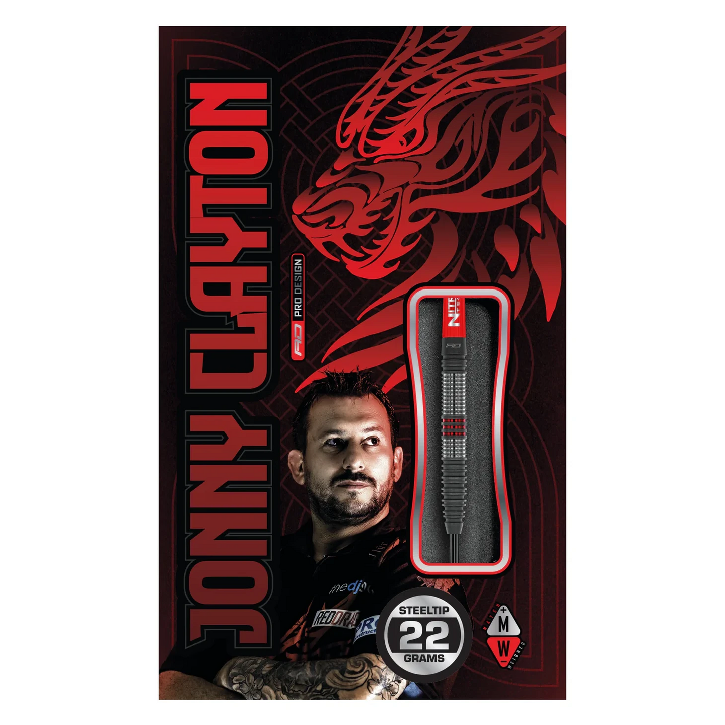 Red Dragon Jonny Clayton Hiraeth  22g box