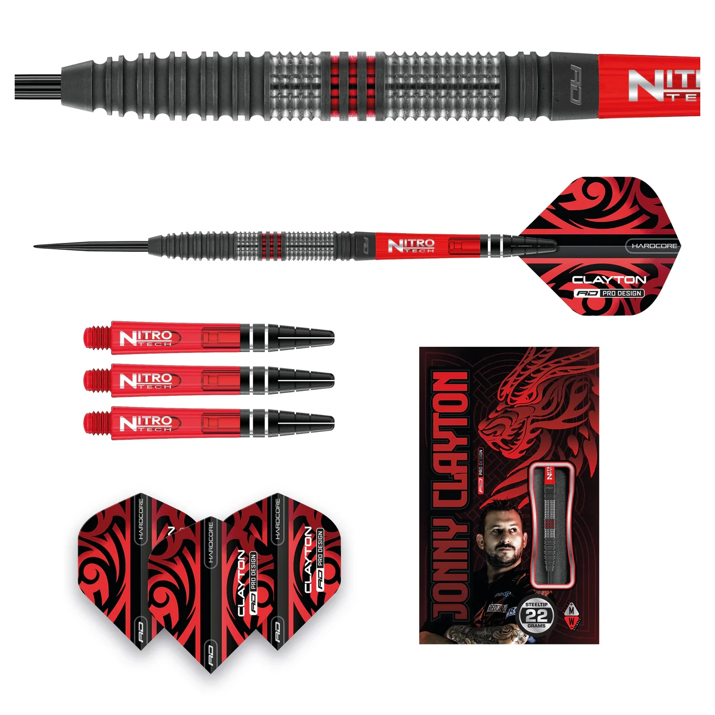 Red Dragon Jonny Clayton Hiraeth  22g