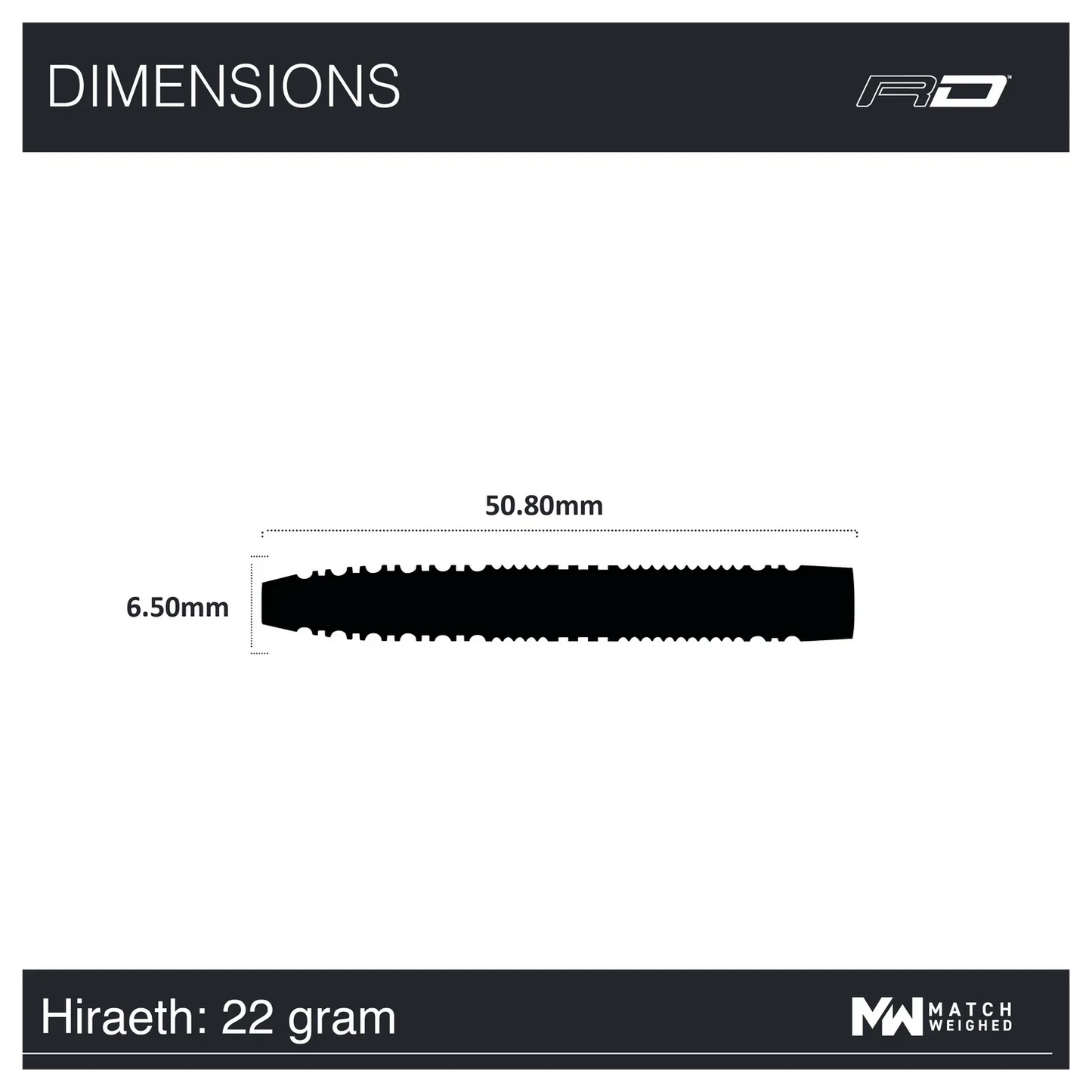Red Dragon Jonny Clayton Hiraeth  22g specs