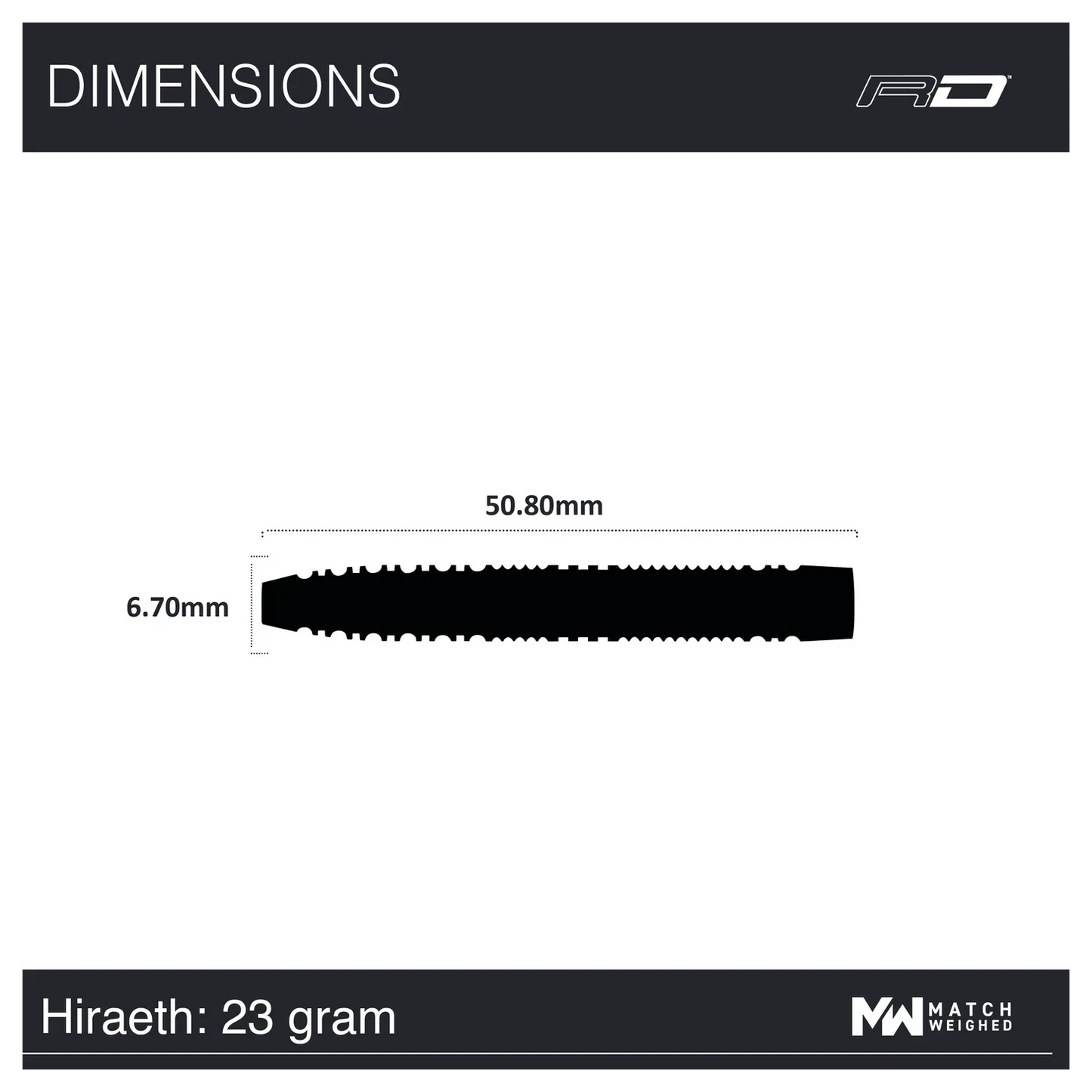 Red Dragon Jonny Clayton Hiraeth  23g specs