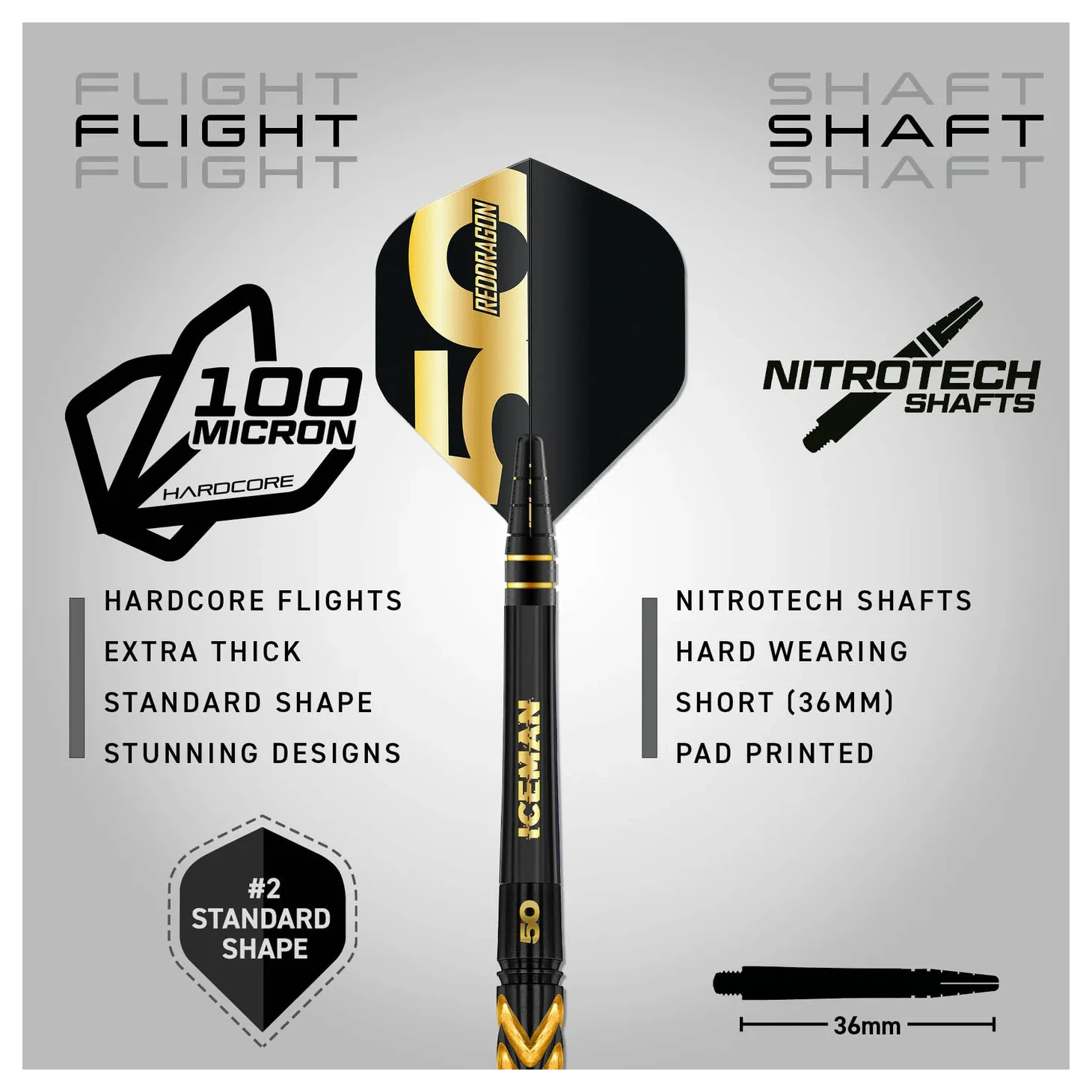 Red Dragon Gerwyn Price 50 Years Player Edition 90% Tungsten Steel Tip Darts 23 grams