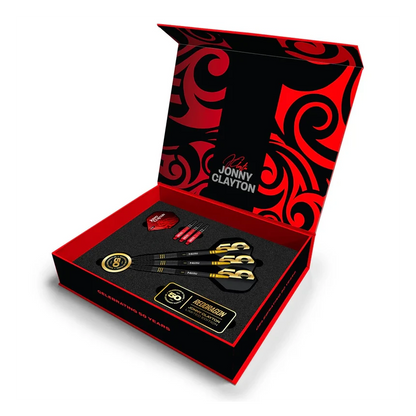 Red Dragon Jonny Clayton 50 Years Player Edition 90% Tungsten Steel Tip Darts 22 grams