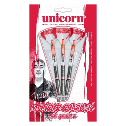 Unicorn Mensur Suljovic 95% Tungsten Steel Tip Darts