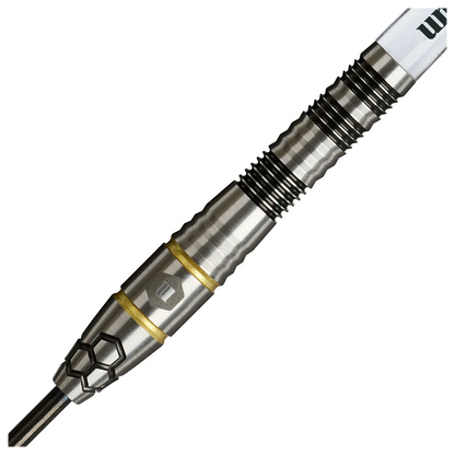 Winmau Hexium 1 Black & Gold 90% Tungsten Steel Tip Darts