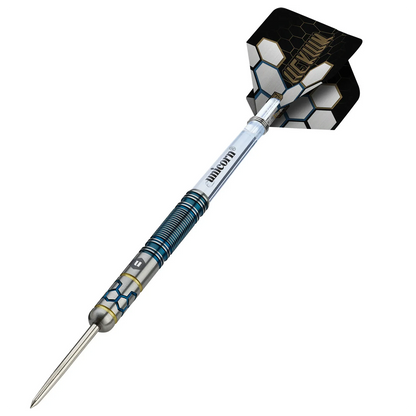 Winmau Hexium 2 Blue & Gold 90% Tungsten Steel Tip Darts