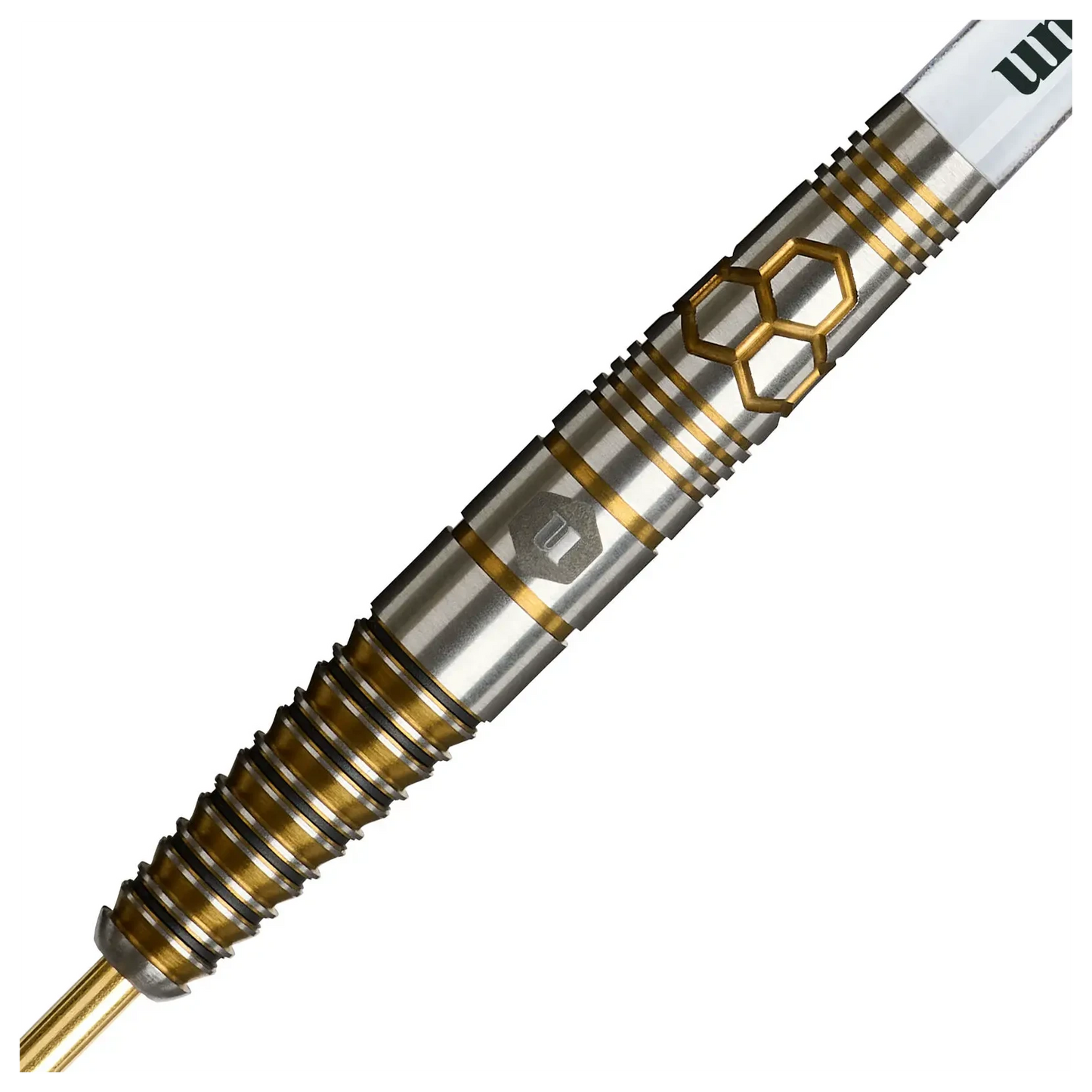 Winmau Hexium 3 Gold & Black 90% Tungsten Steel Tip Darts