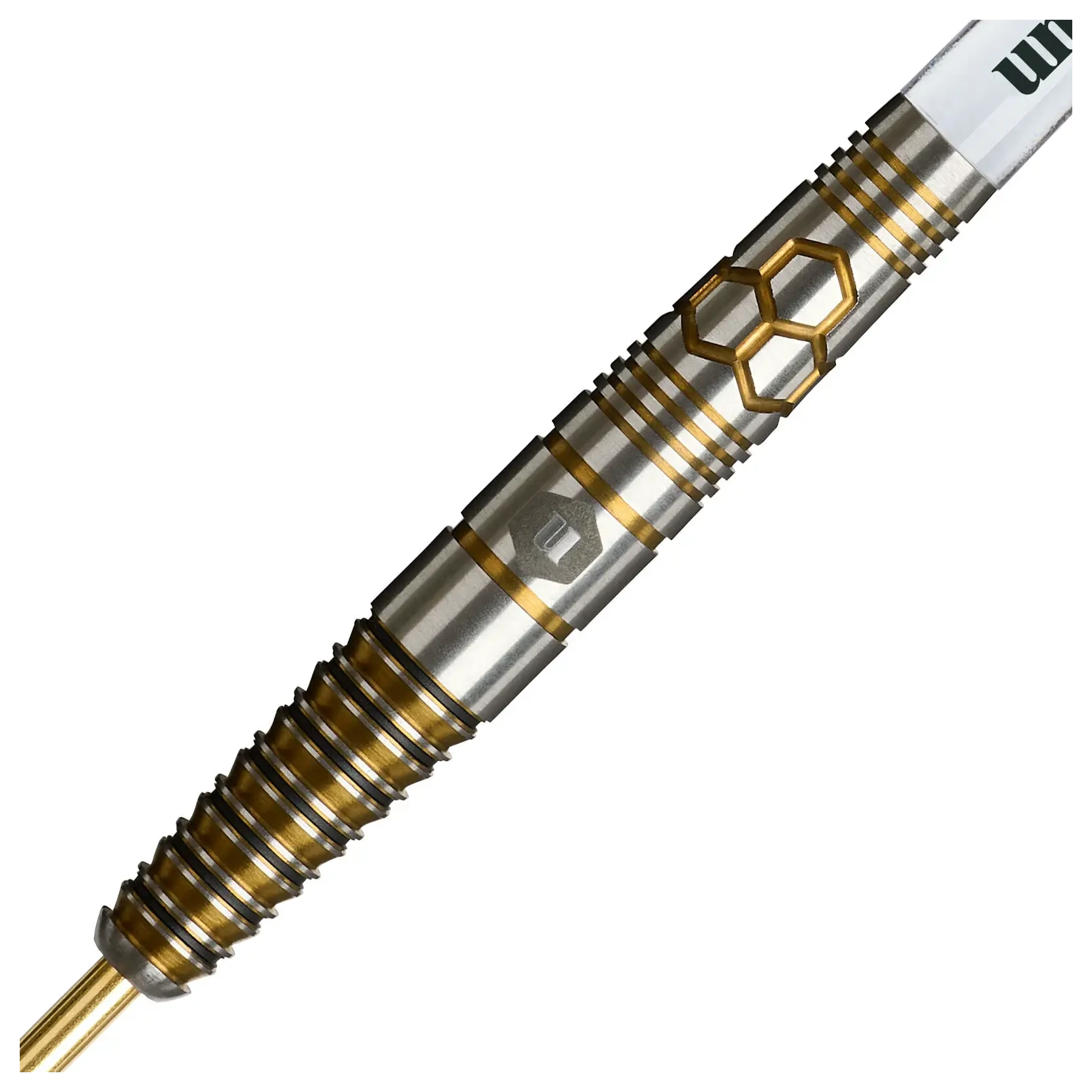 Winmau Hexium 3 Gold & Black 90% Tungsten Steel Tip Darts