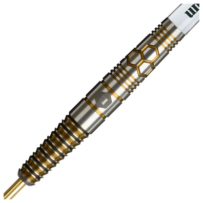 Winmau Hexium 3 Gold & Black 90% Tungsten Steel Tip Darts