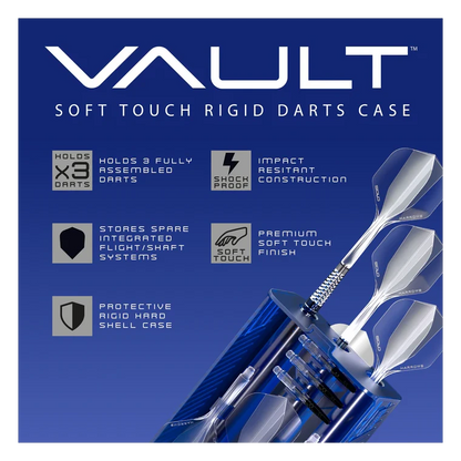 Harrows Vault Dart Case - Blue
