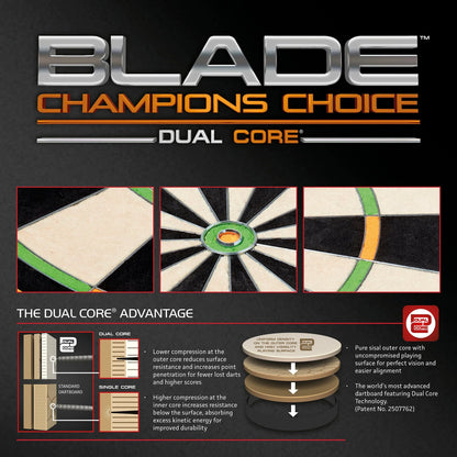 Winmau Champions Choice Dual Core Bristle Dartboard