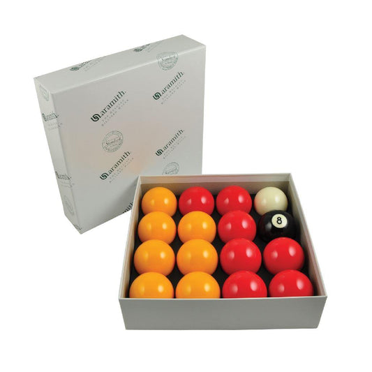 Aramith Standard 2 inch Pool Balls Reds and Yellows