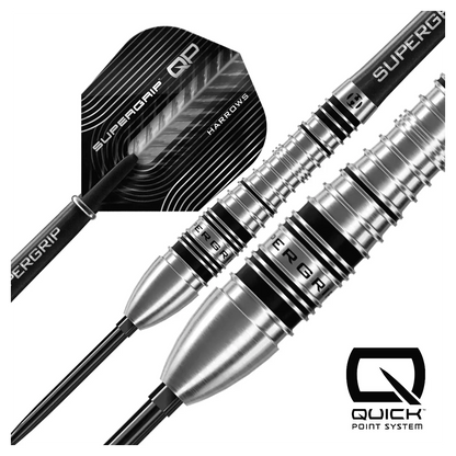 Harrows Supergrip QP Bomb 90% Tungsten Steel Tip Darts