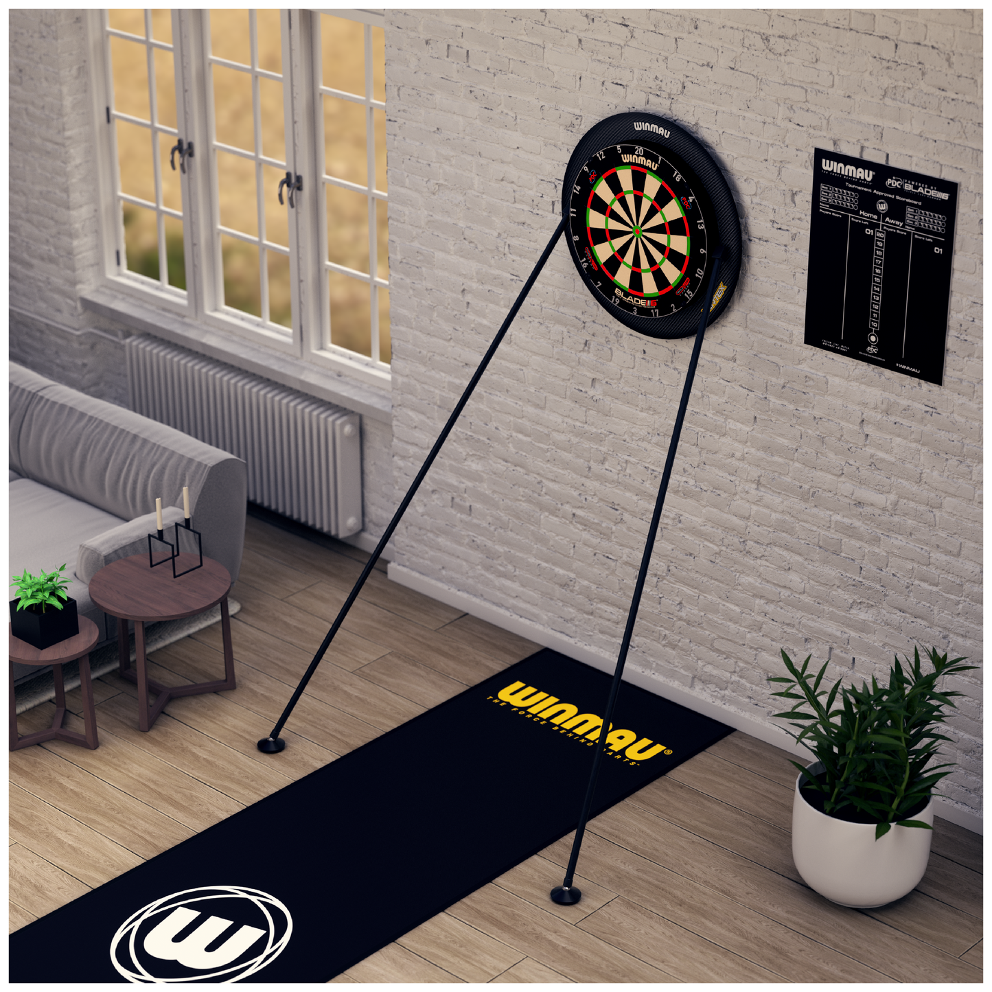 Winmau Vertex Portable Dartboard Stand