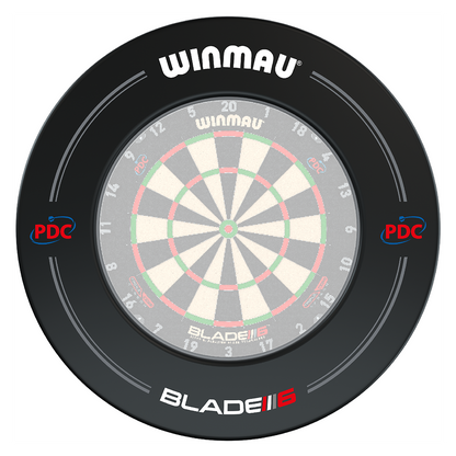 Winmau PDC Blade 6 Dartboard Surround - Black