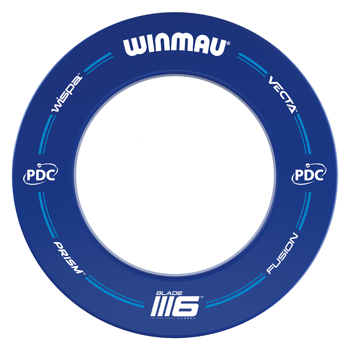 Winmau PDC Blade 6 Dartboard Surround - Blue