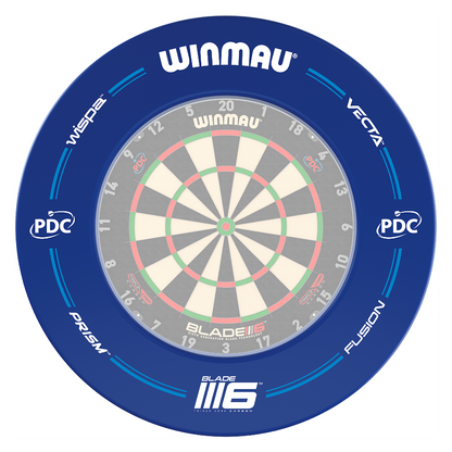 Winmau PDC Blade 6 Dartboard Surround - Blue