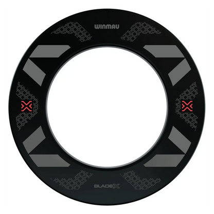 Winmau Blade X Dartboard Surround - Black & Red - Sherwood Sport