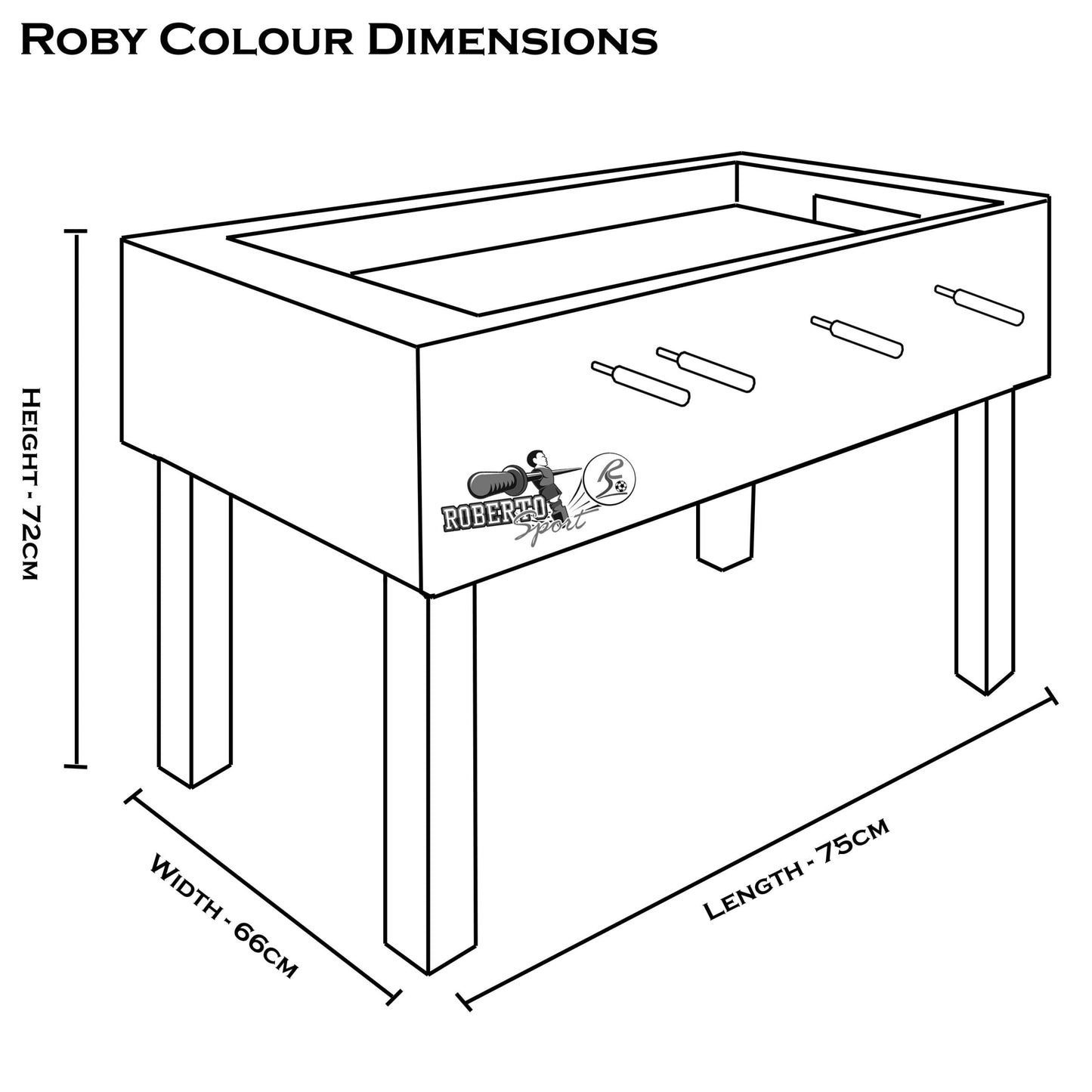 Roberto Roby Colour Football Table