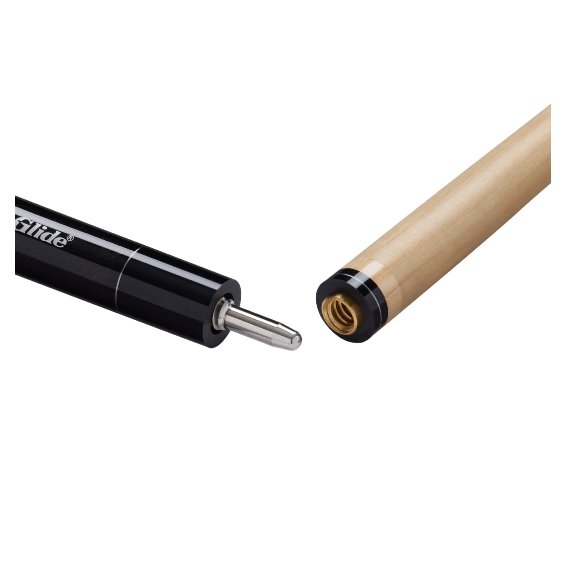 PowerGlide Verve Carbon Maple Wrap Pool Cue 10mm Tip - Black