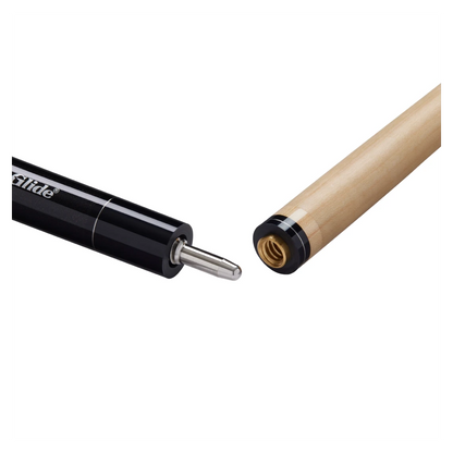 PowerGlide Verve Carbon Maple Wrap Pool Cue 10mm Tip - Black