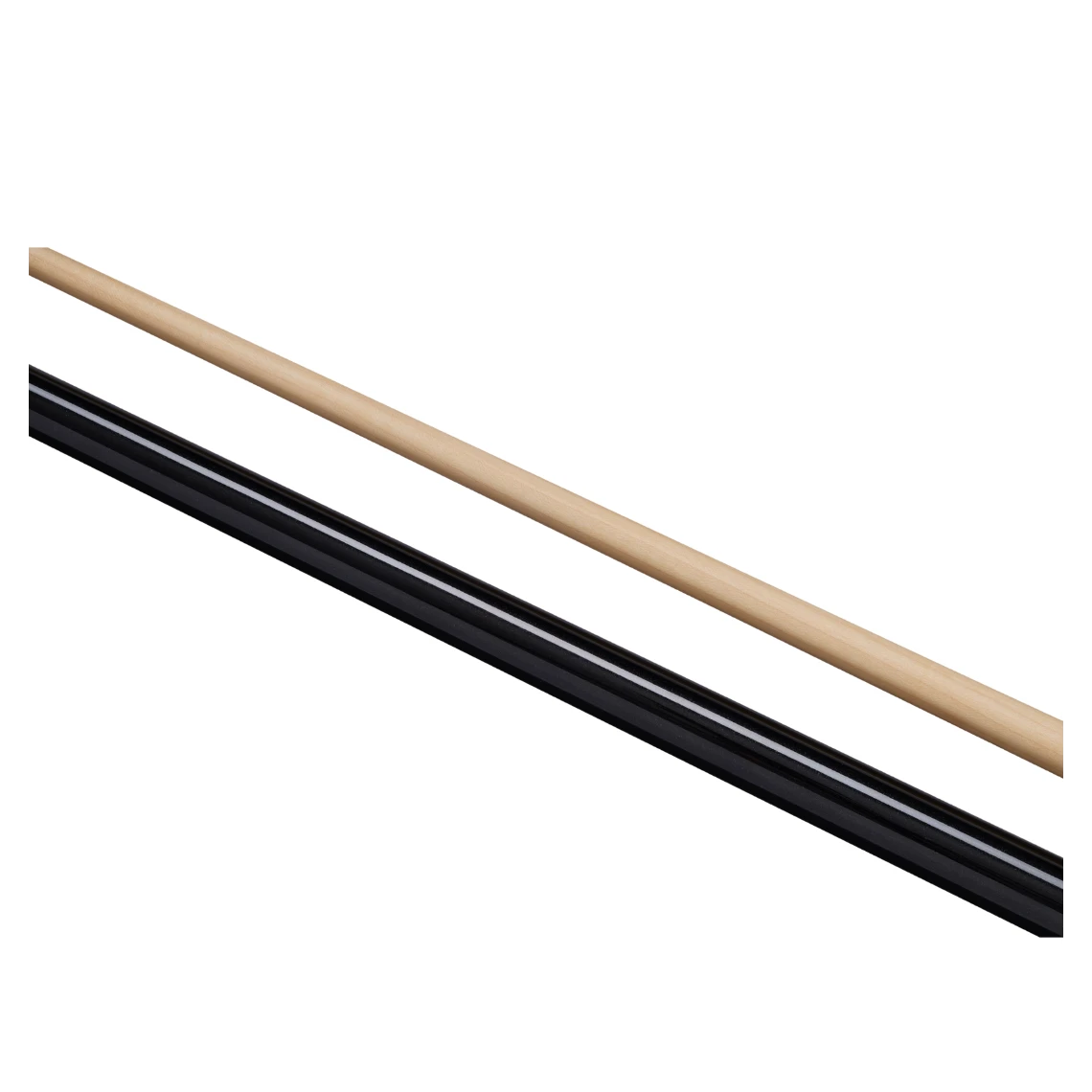 PowerGlide Verve Carbon Maple Wrap Pool Cue 10mm Tip - Black