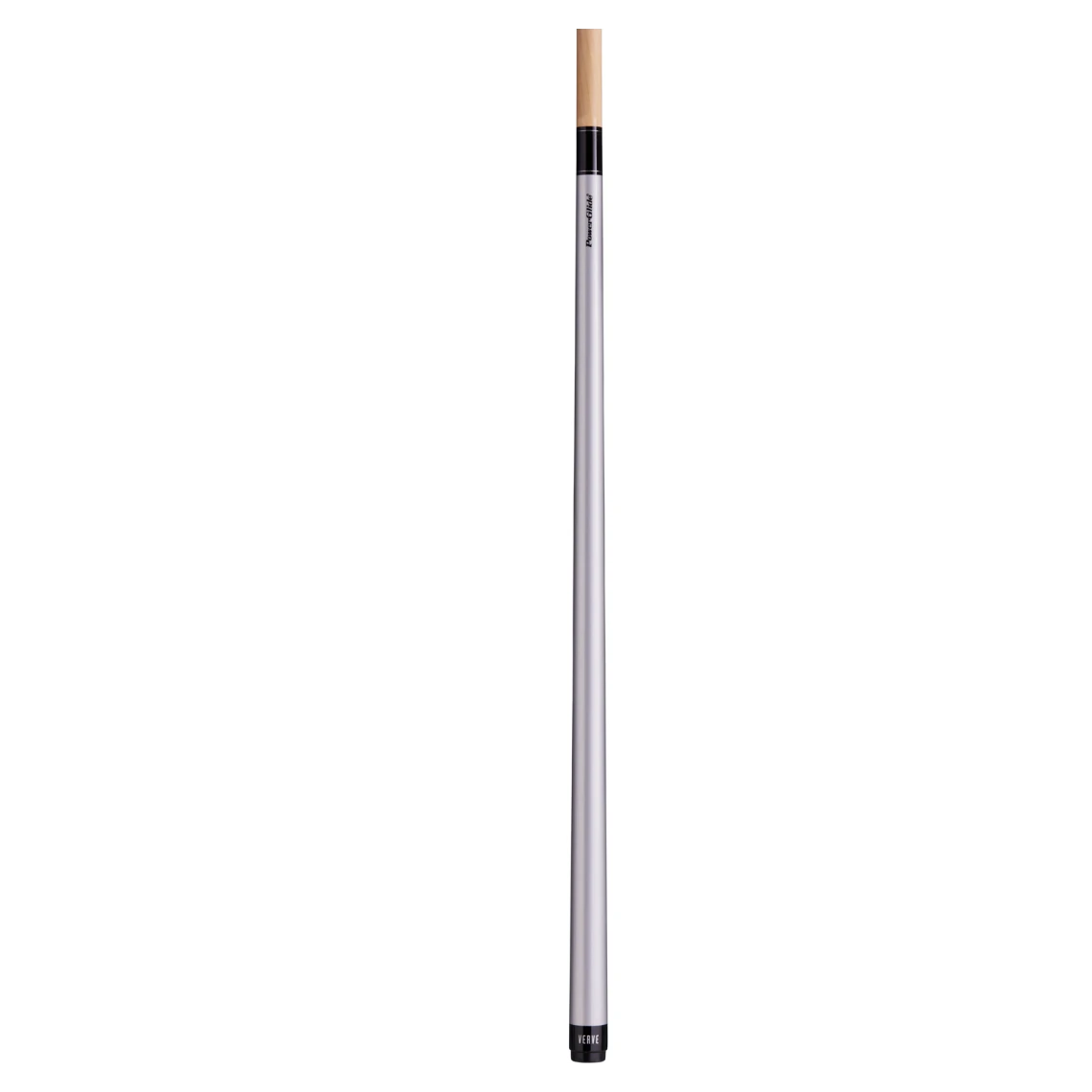 PowerGlide Verve Carbon Maple Wrap Pool Cue 10mm Tip - Silver