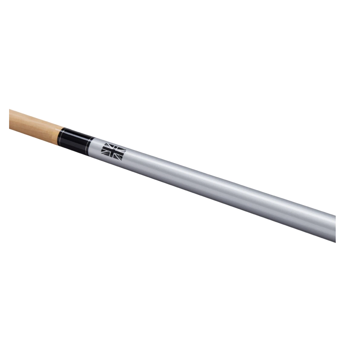 PowerGlide Verve Carbon Maple Wrap Pool Cue 10mm Tip - Silver
