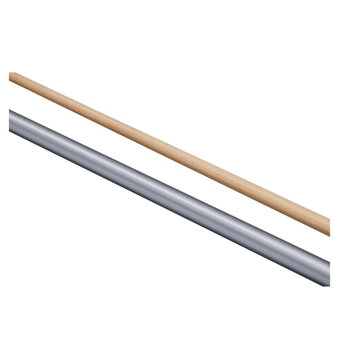 PowerGlide Verve Carbon Maple Wrap Pool Cue 10mm Tip - Silver