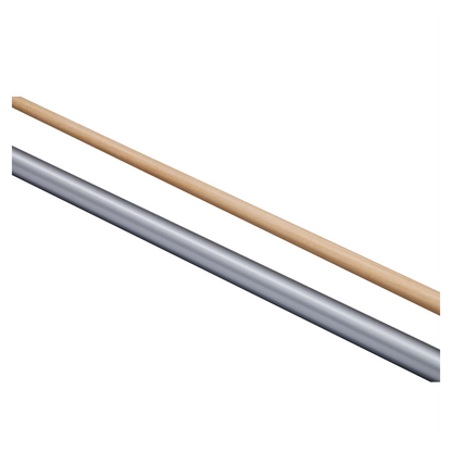 PowerGlide Verve Carbon Maple Wrap Pool Cue 10mm Tip - Silver