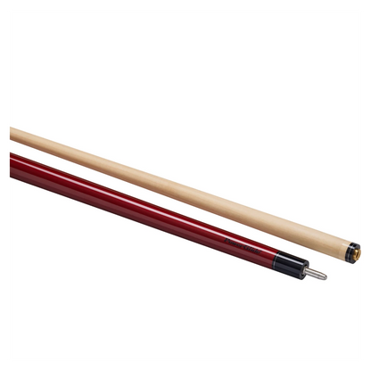 PowerGlide Verve Carbon Maple Wrap Pool Cue 10mm Tip - Red