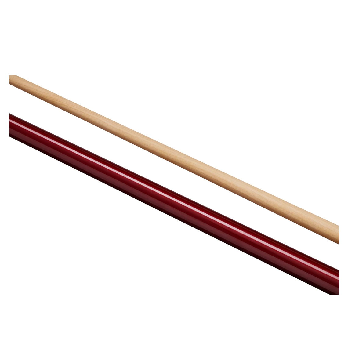 PowerGlide Verve Carbon Maple Wrap Pool Cue 10mm Tip - Red