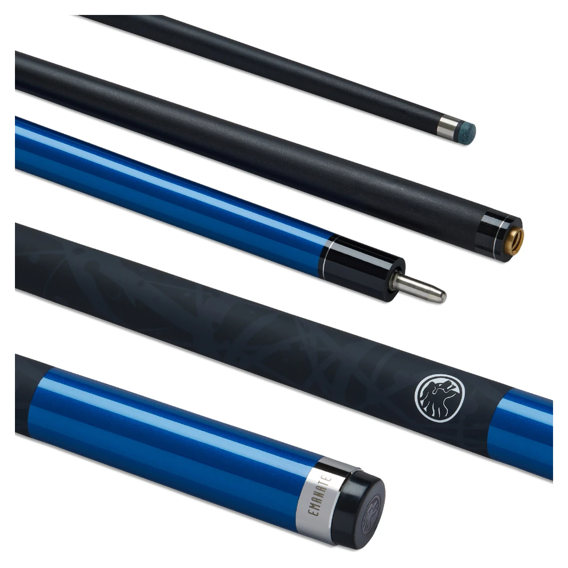 PowerGlide Emanate Carbon Pool Cue - Blue