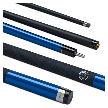 PowerGlide Emanate Carbon Pool Cue - Blue
