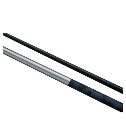 PowerGlide Emanate Carbon Pool Cue 10mm Tip - Silver