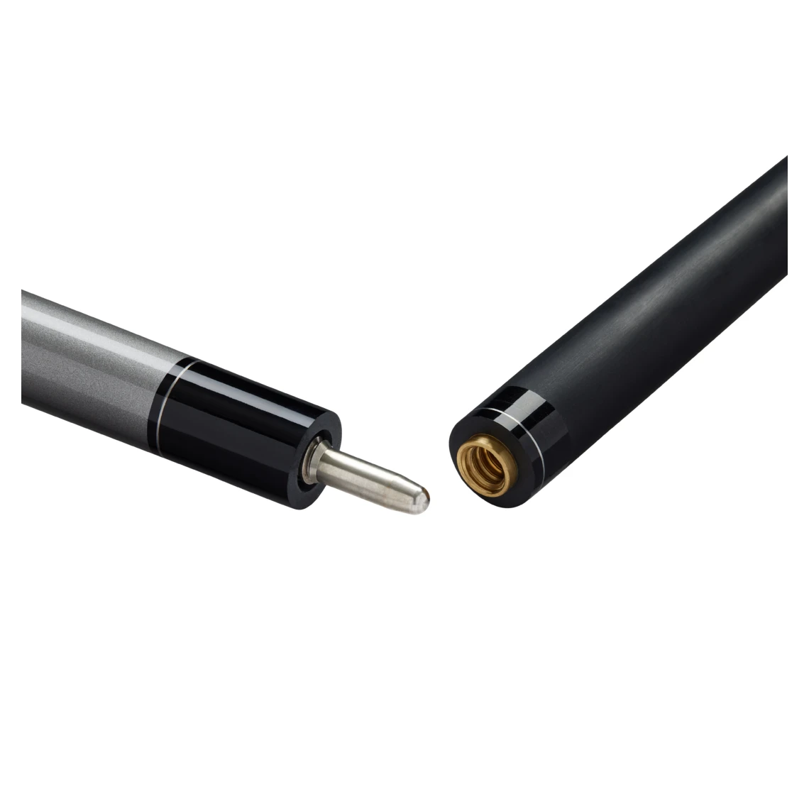 PowerGlide Emanate Carbon Pool Cue 10mm Tip - Silver