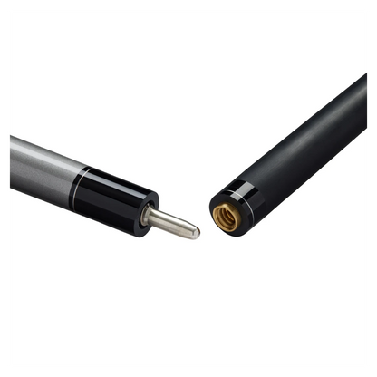 PowerGlide Emanate Carbon Pool Cue 10mm Tip - Silver