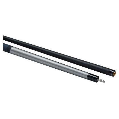 PowerGlide Emanate Carbon Pool Cue 10mm Tip - Silver