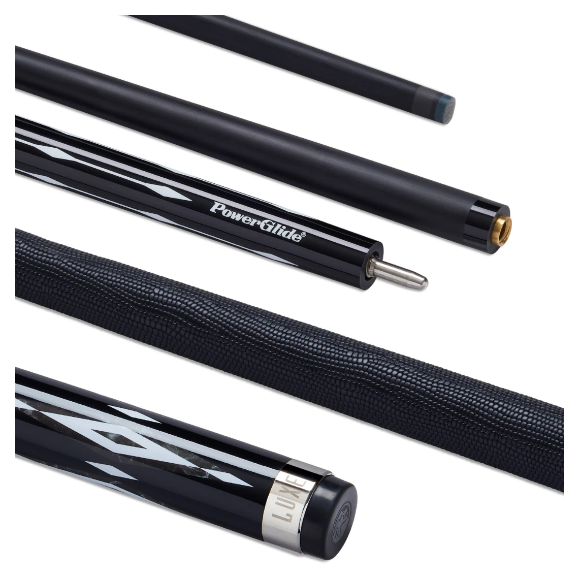 PowerGlide Luxe Fibreglass Pool Cue 10mm Tip