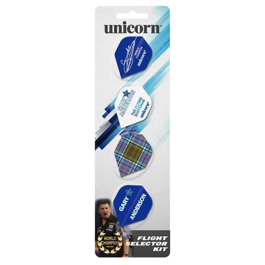 Unicorn Gary Anderson Dart Flights Selector Kit