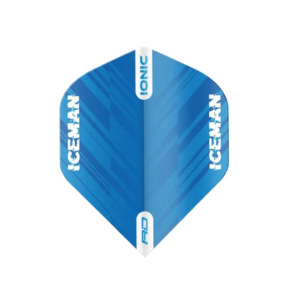 Red Dragon Hardcore Ionic Gerwyn Price Dark Blue & Light Blue Stripe Standard Extra Thick Dart Flights