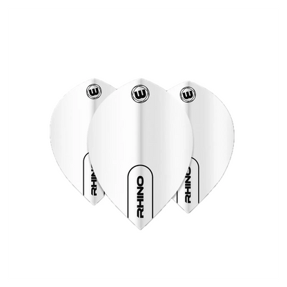 Winmau Rhino Pear Dart Flights White