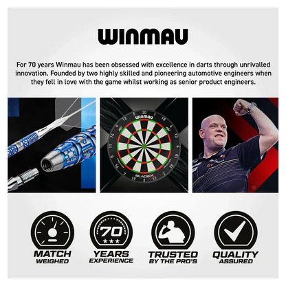 Winmau Info graphic - Sherwood Sport