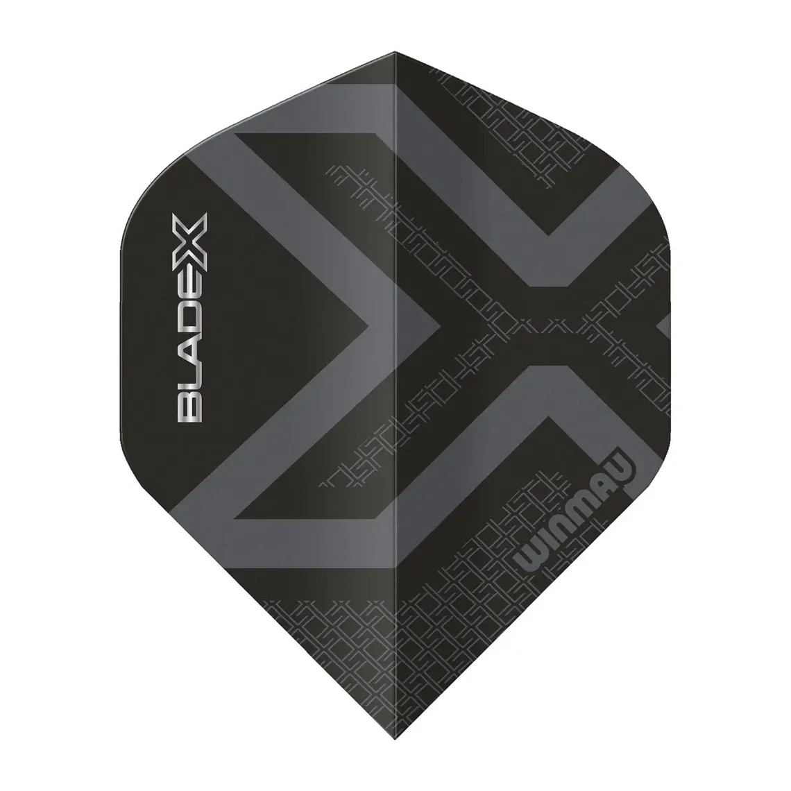 Winmau Blade X Prism Delta Metallic Black Dart Flights - Sherwood Sport